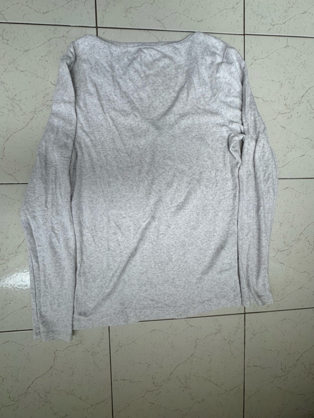 Amazon Essentials Women's Long-Sleeve Henley Top in Light Cream - Picture 8 of 8